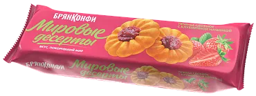 Печенье С клубничной начинкой>