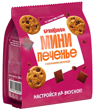 Печенье MINI COOKIES с кусочками шоколада>