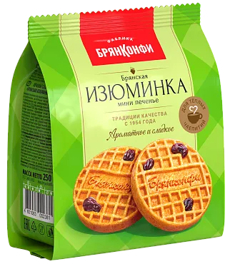 Печенье  БРЯНСКАЯ ИЗЮМИНКА - мини>