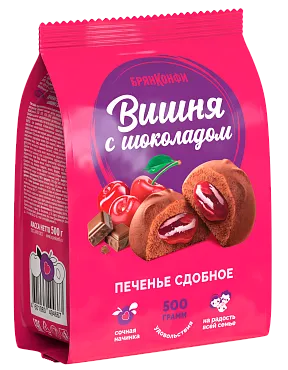 Печенье  Вишня с шоколадом>