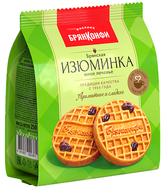 Печенье  БРЯНСКАЯ ИЗЮМИНКА - мини>